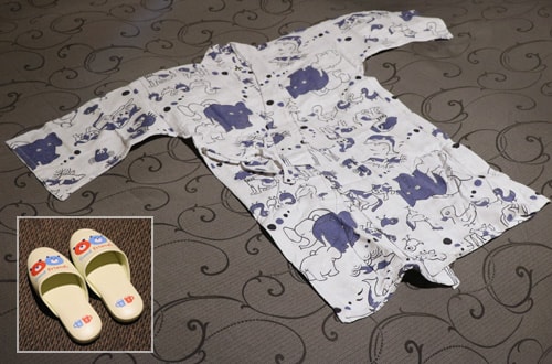 子供用浴衣、スリッパ｜フレックスタイム mini HOTEL Fukushima（ミニホテル福島）