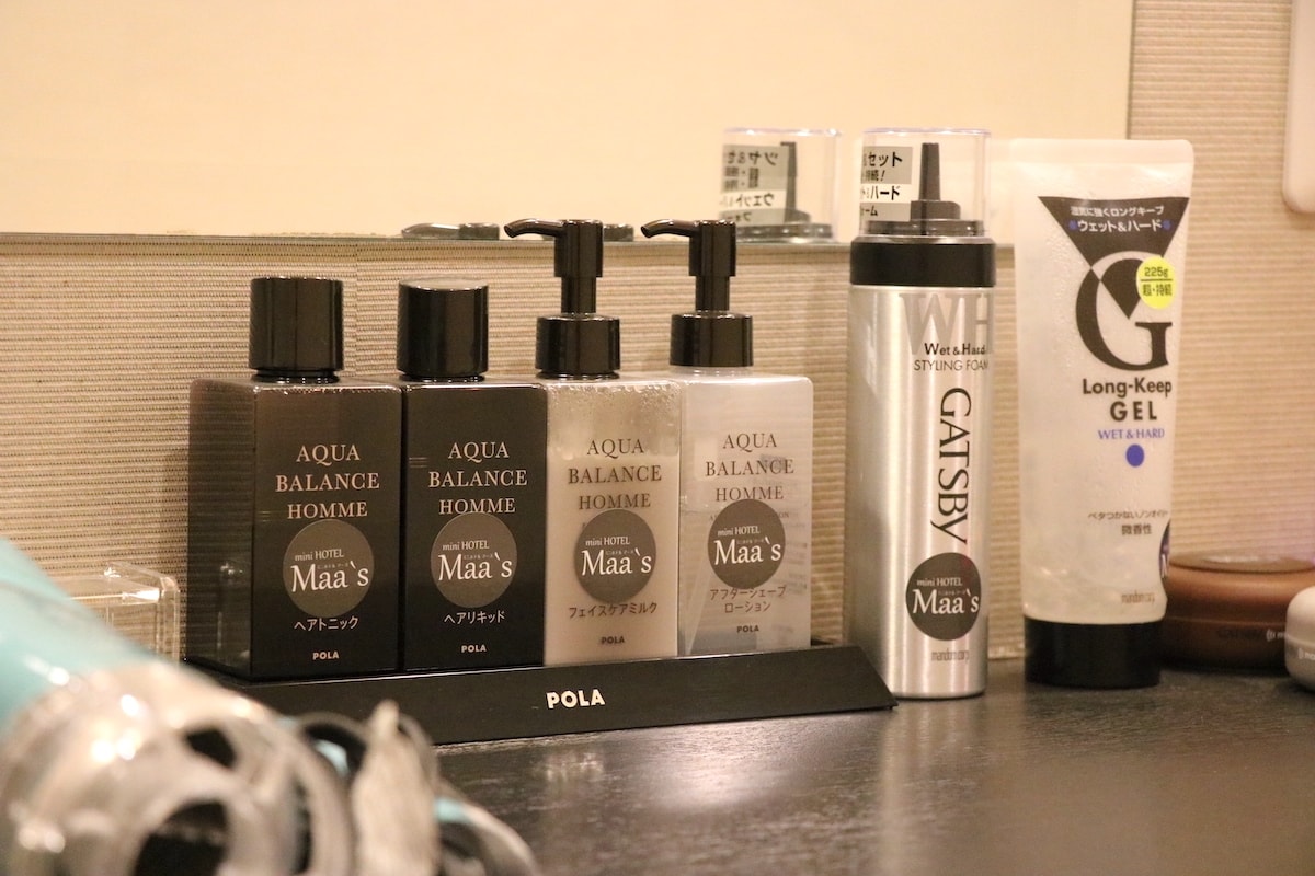 男性用パウダールーム｜フレックスタイム mini HOTEL Fukushima（ミニホテル福島）