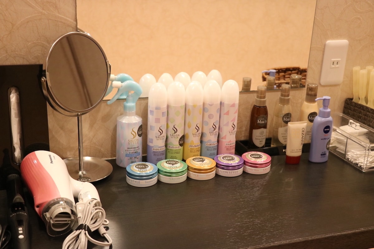 女性用パウダールーム｜フレックスタイム mini HOTEL Fukushima（ミニホテル福島）