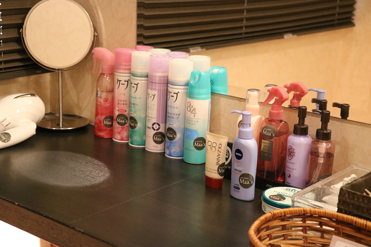 女性用パウダールーム｜フレックスタイム mini HOTEL Fukushima（ミニホテル福島）